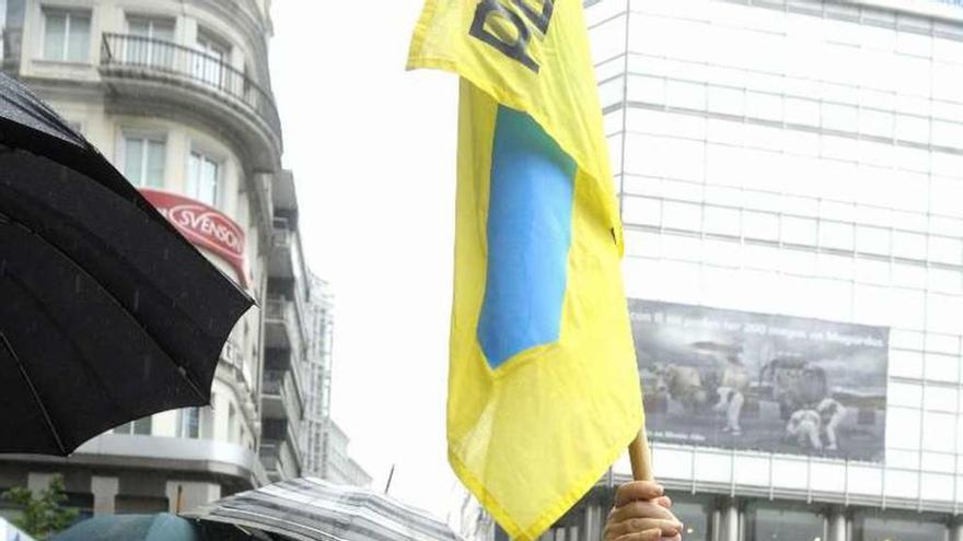 Última protesta de la plataforma coruñesa de afectados.