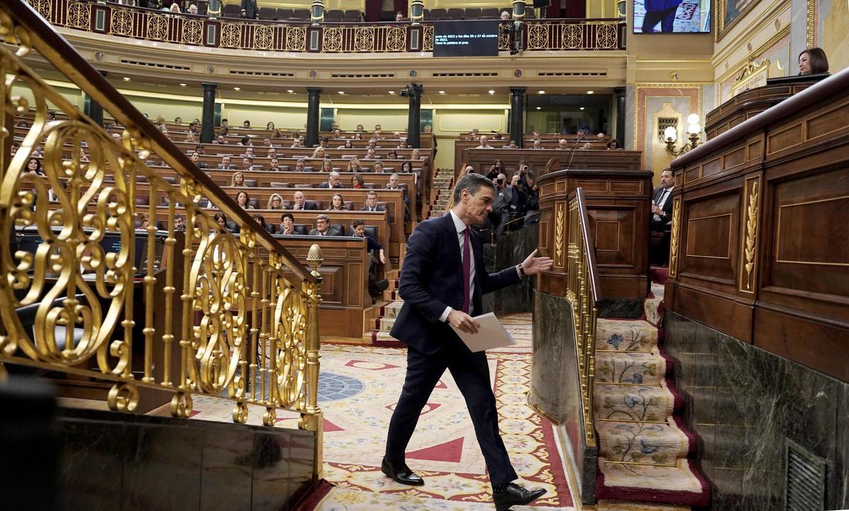 Comparecendia de Pedro Sánchez y sesión de control al Gobierno en el Congreso, en imágenes