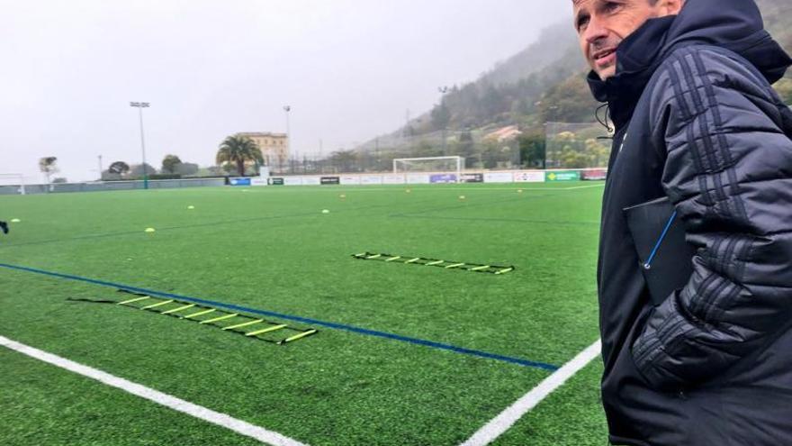 Ziganda, ayer en el Centro  Asturiano. | Real Oviedo