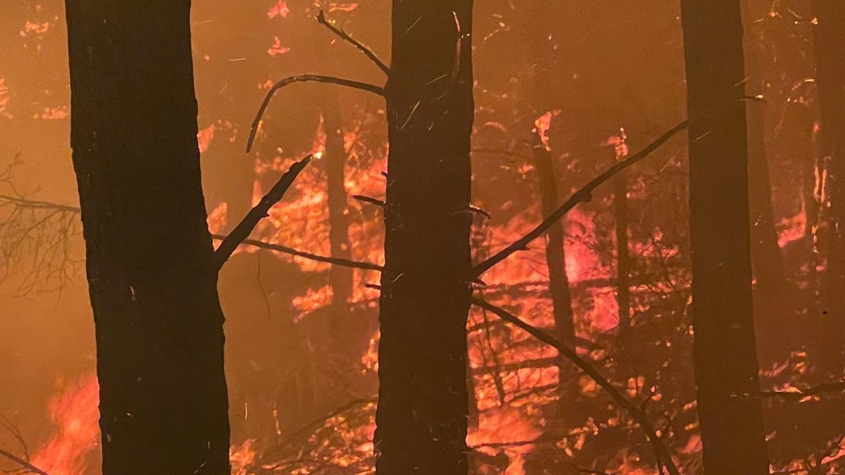 Els tres problemes que s’estan trobant els bombers en l’incendi de l’Alt Millars a Castelló