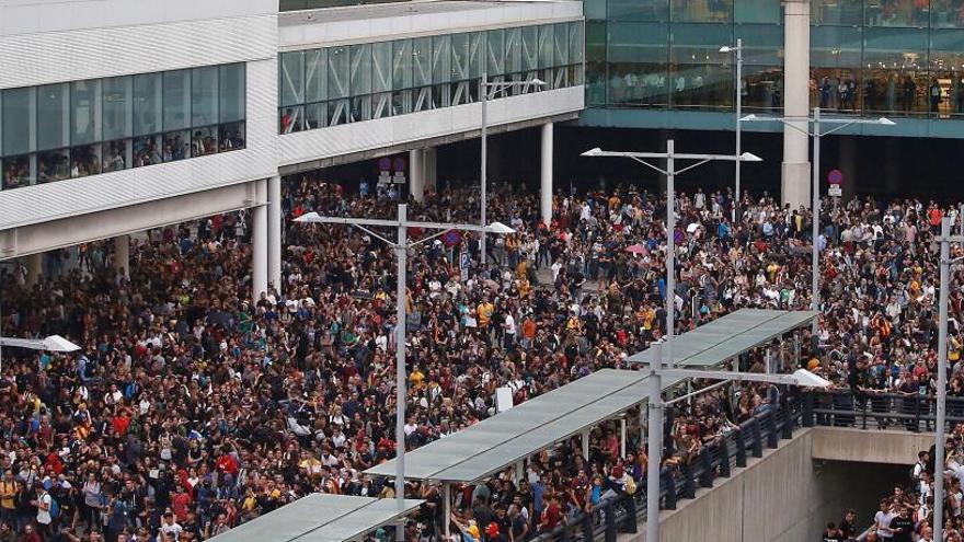 L&#039;acció a l&#039;aeroport d&#039;aquest dilluns