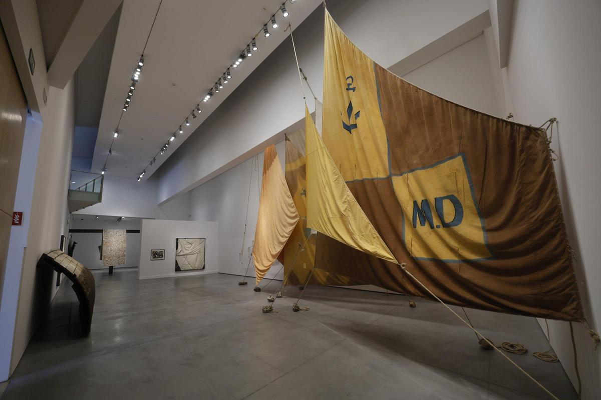 La exposición de Jannis Kounellis fue inaugurada recientemente