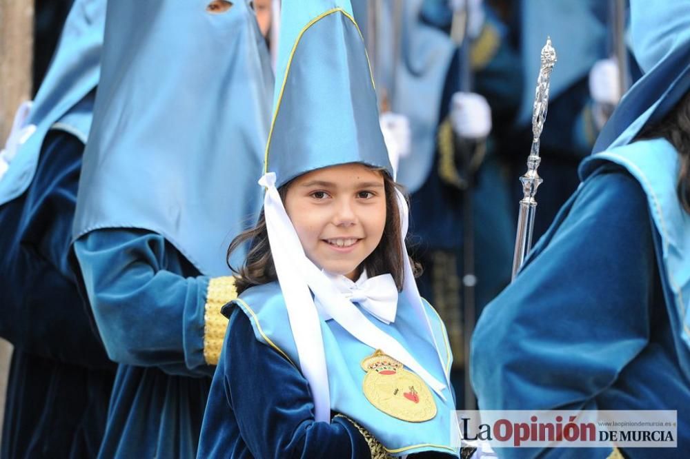 La procesión del Amparo a su salida de San Nicolás