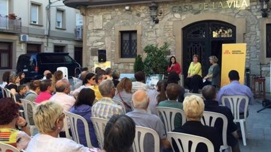 ERC celebra un acte a Sant Vicenç de Castellet davant un centenar d&#039;assistents