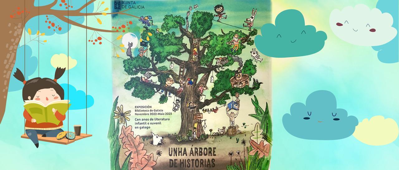 Exposición &quot;Unha árbore de historias&quot;.