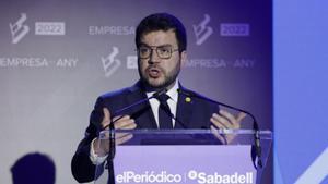 Aragonès presidirà avui la gala Premis Empresa de l'Any Banc Sabadell d'EL PERIÓDICO