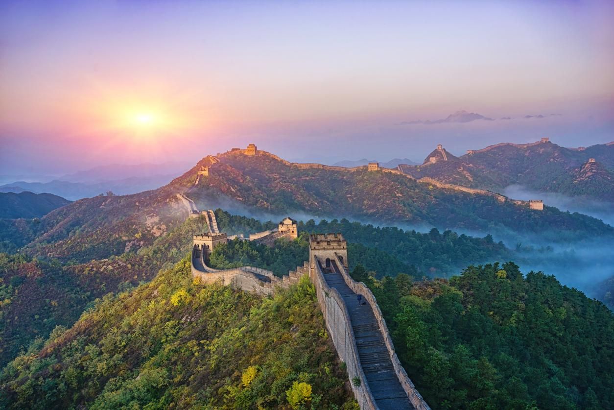 Vista aérea de la Muralla China