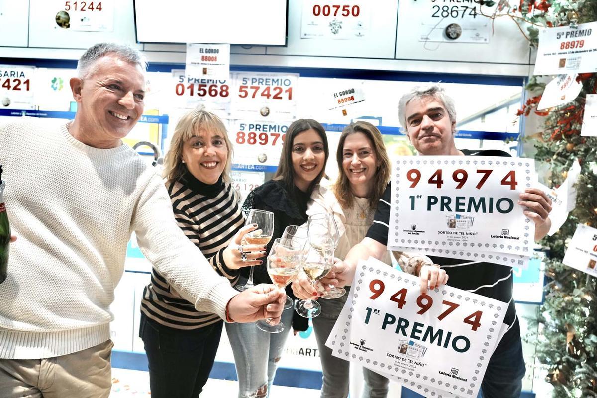 Celebraciones por el sorteo de El Niño