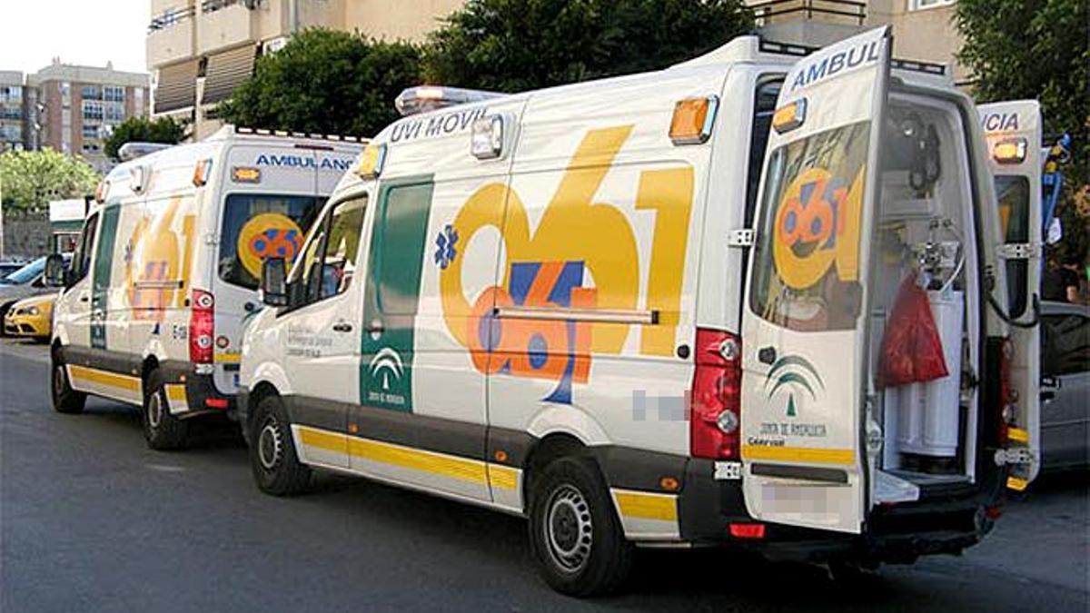 Ambulancias del 061.