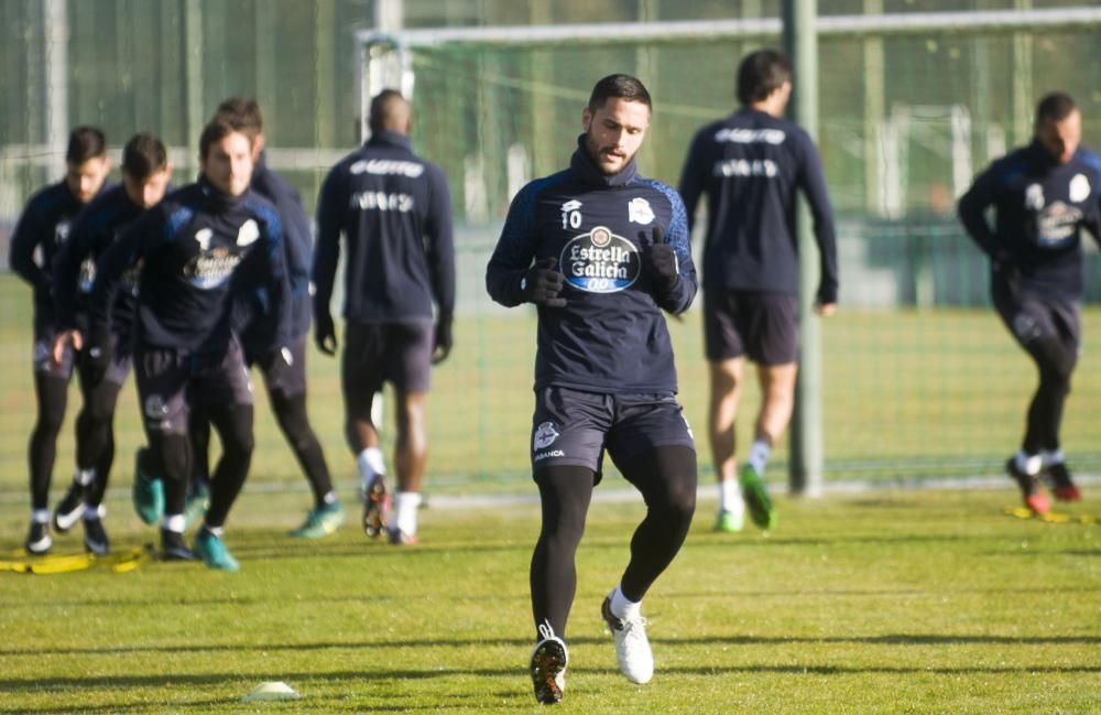 Última sesión antes del duelo ante Osasuna