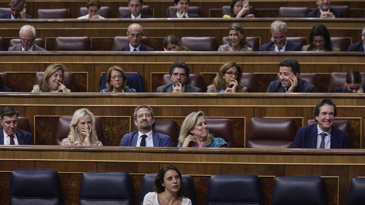 La bancada del PP en el Congreso de los Diputados.