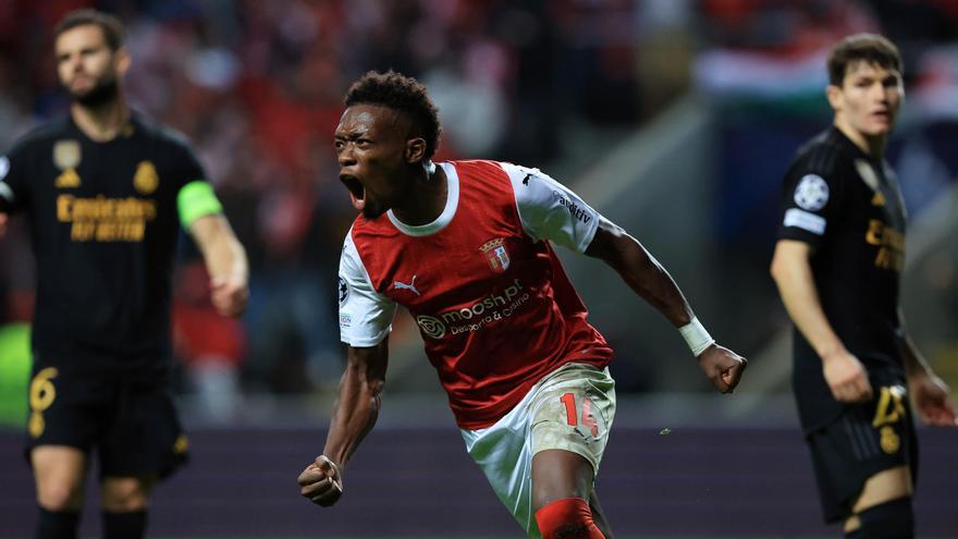 Braga - Real Madrid : El gol de Álvaro Djaló