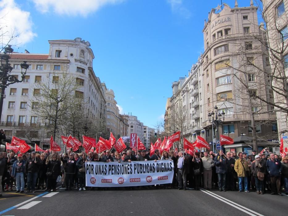 Manifestación por pensiones dignas en Santander