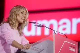 Yolanda Díaz llama a la movilización en apoyo a Sánchez: "Pido que salgáis a defender la democracia"