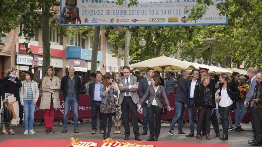 Celebració institucional de la Diada a Manresa