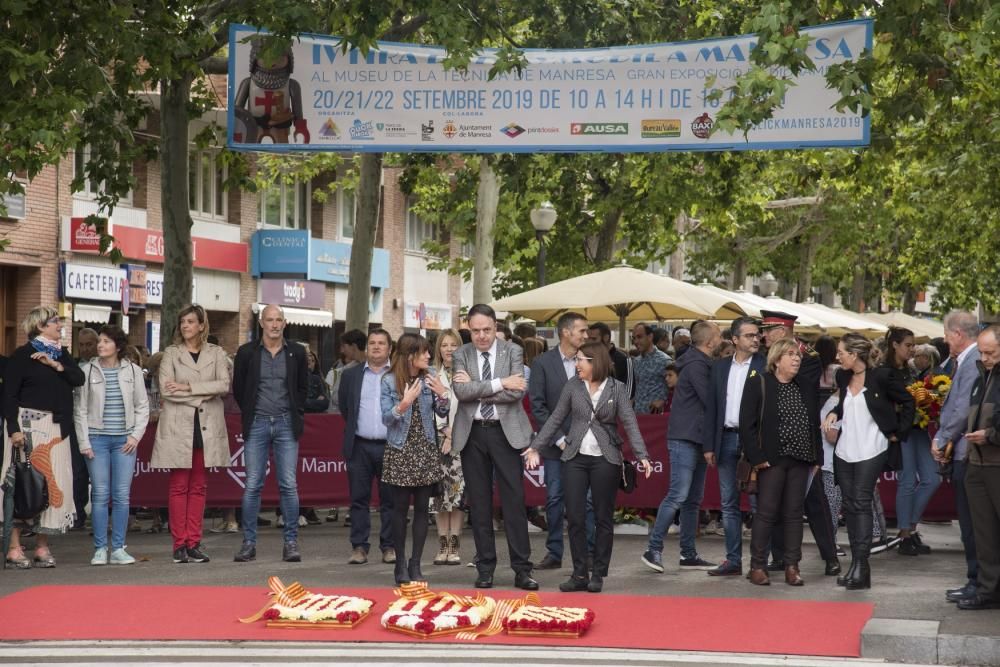 Celebració institucional de la Diada a Manresa