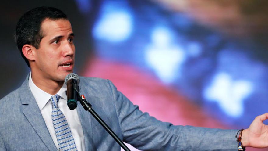 El jefe del Parlamento venezolano, Juan Guaidó.