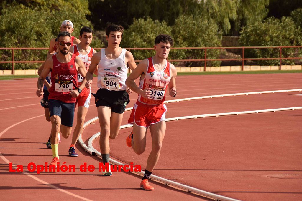 Regional absoluto y sub-23 de atletismo en Lorca (I)