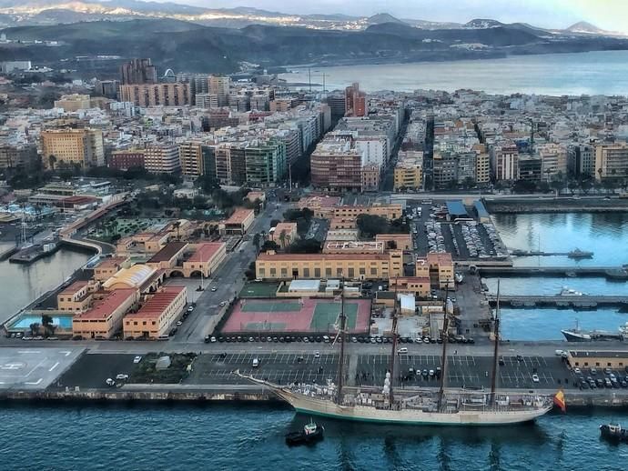 Juan Sebastián Elcano llega a Las Palmas de Gran Canaria