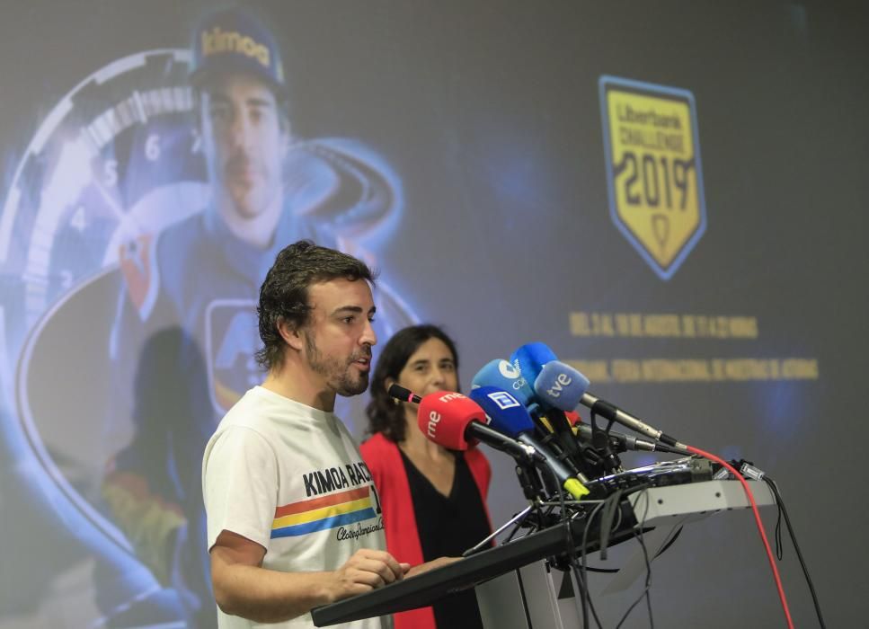 Fernando Alonso en La Morgal