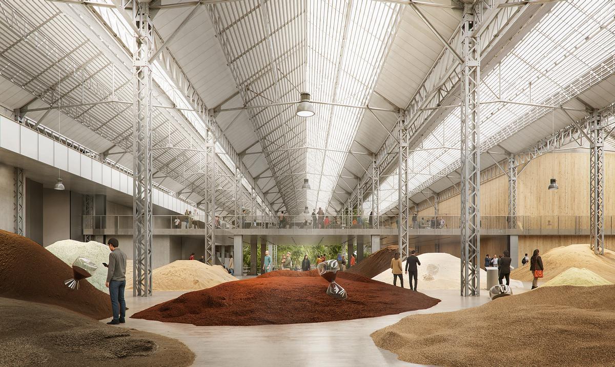 Recreación del nuevo Palau de Congressos de Barcelona, que se construirá en el actual Palau Alfons XIII.