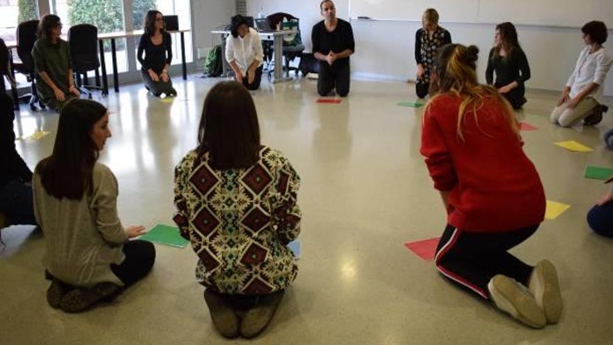 Participants a l&#039;activitat de percusssió corporal