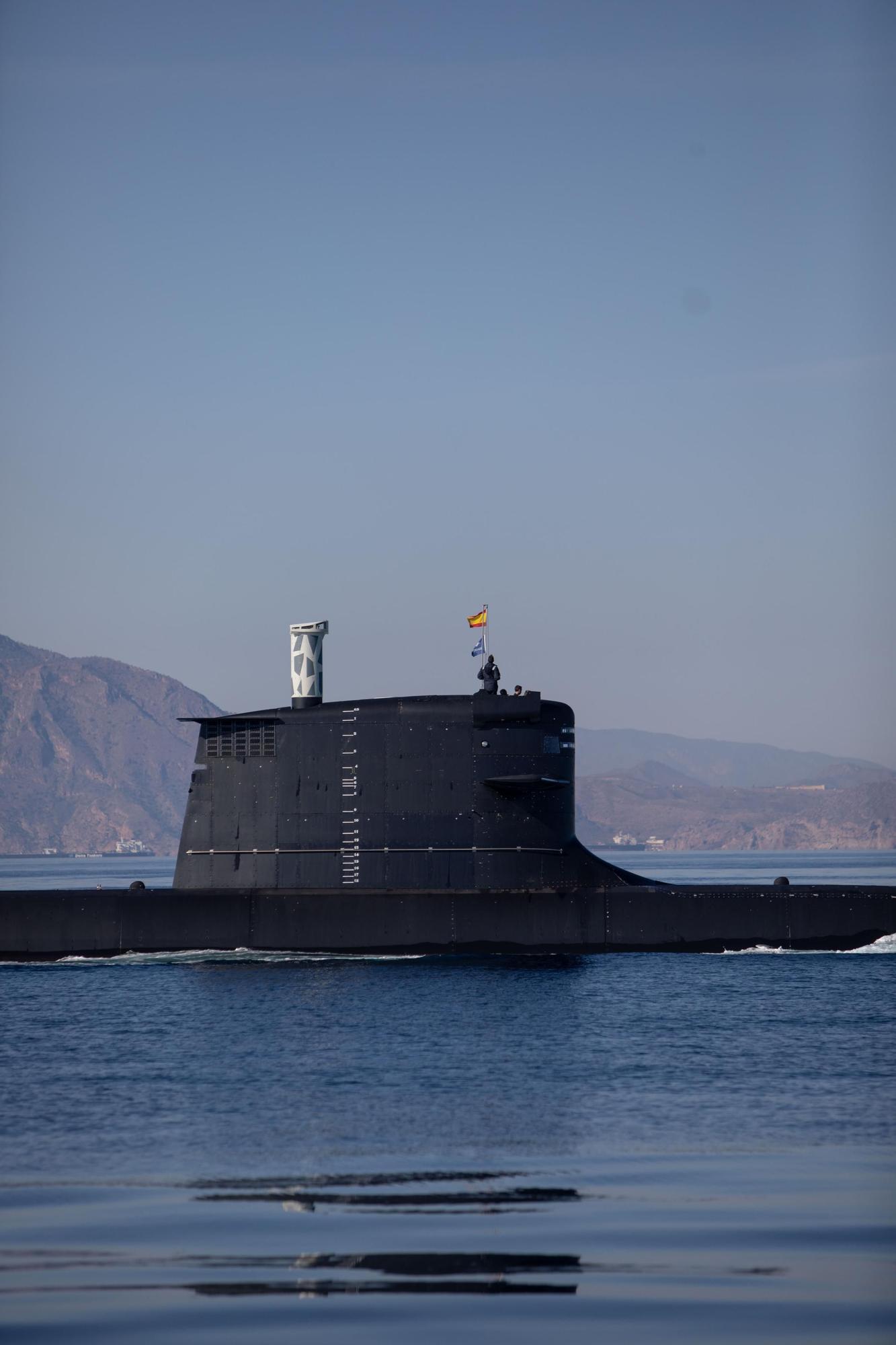 Últimas pruebas del submarino S-81 en Cartagena