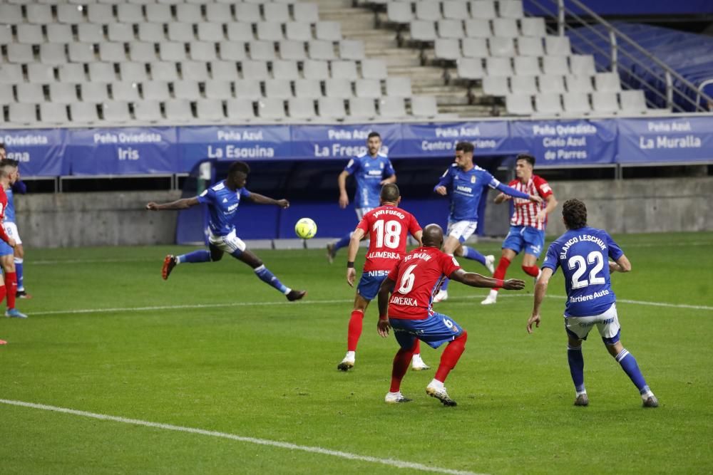 Derbi Real Oviedo-Sporting: El derbi asturiano en imágenes