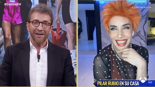 Pilar Rubio desde casa