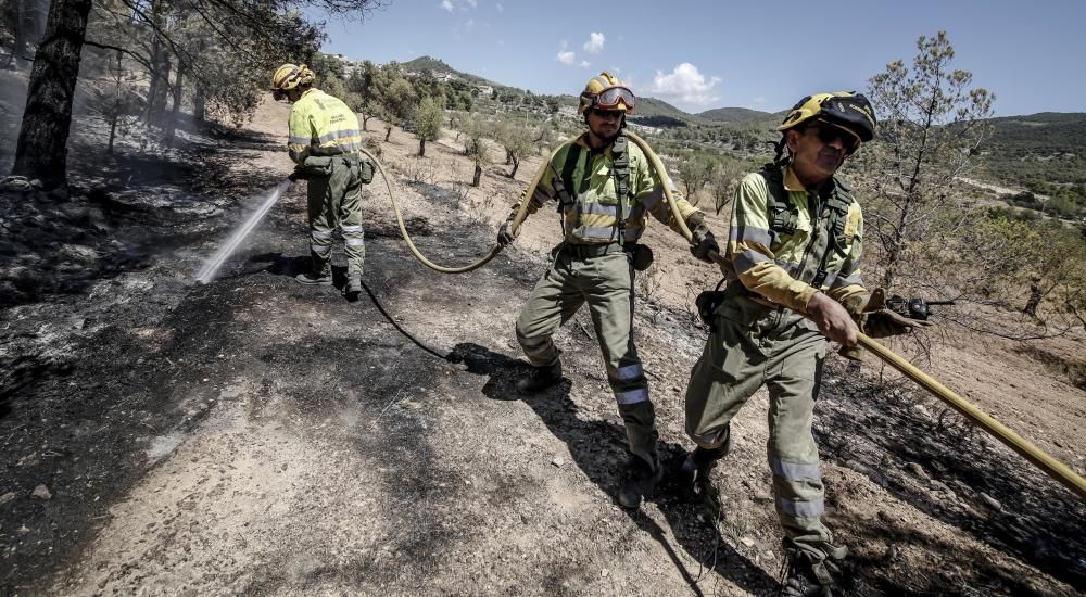 Incendio en La Torre de les Maçanes