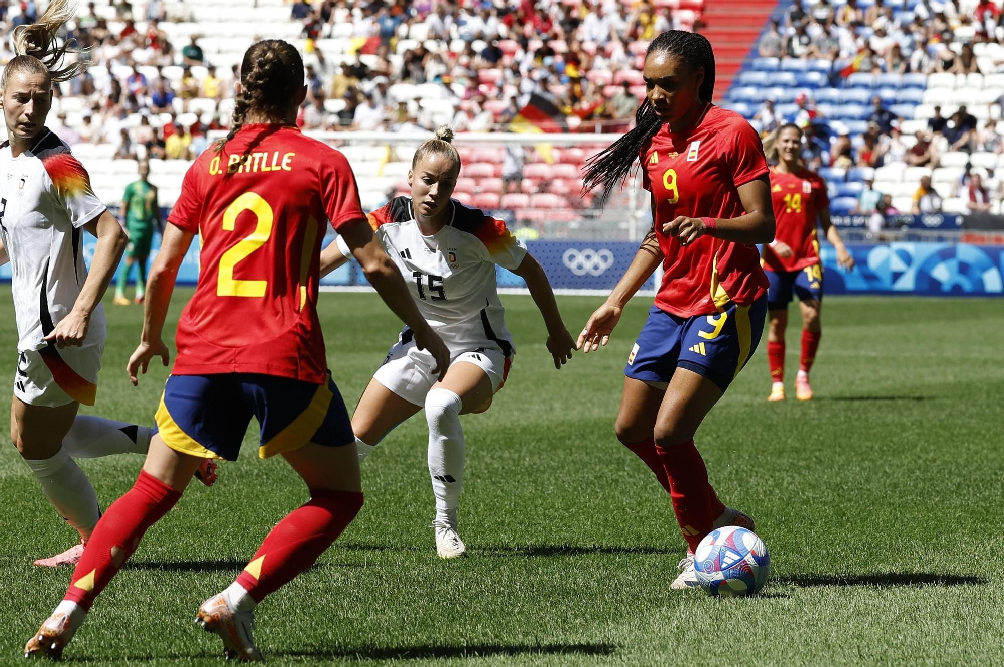 Fútbol fermenino - Partido por la medalla de bronce España - Alemania