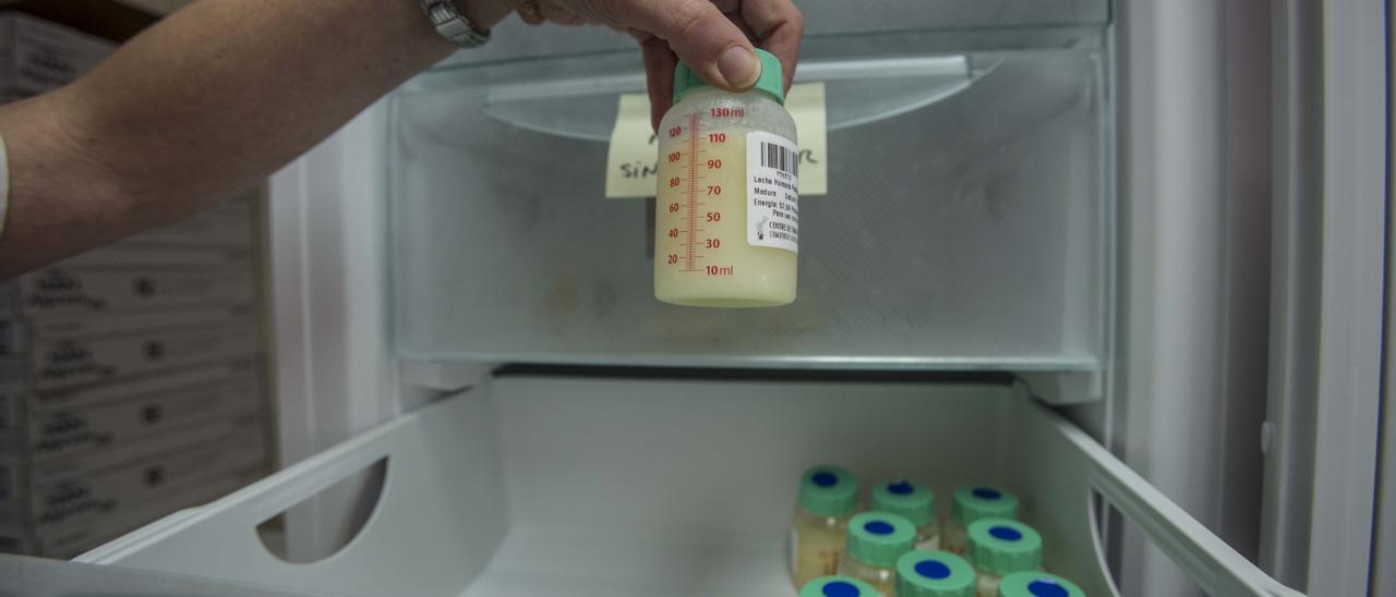 Leche materna en el Hospital General de Alicante