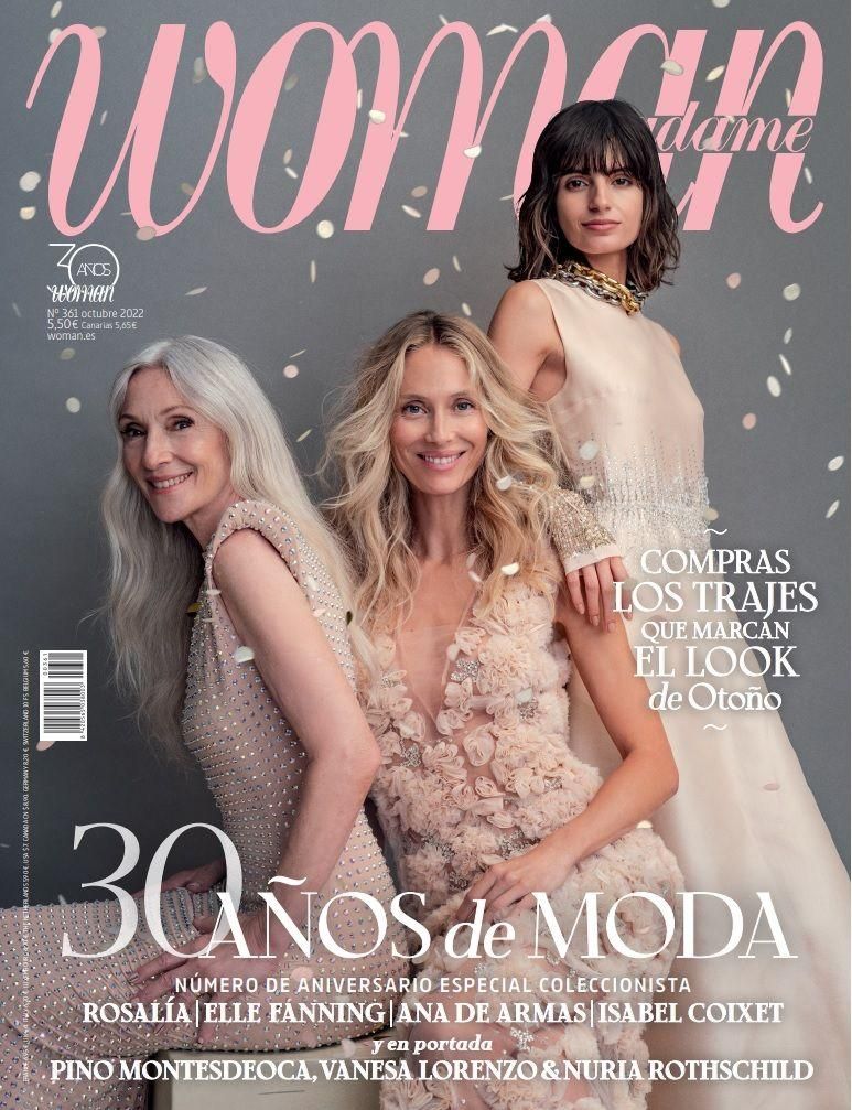 La portada del número d'octubre de la revista Woman
