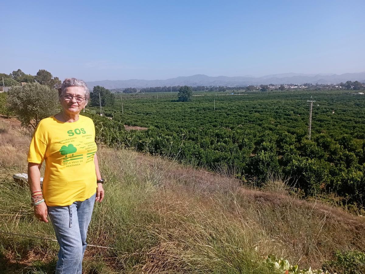 «Quiero que toda Málaga sepa que con una cruz tiene la opción de defender la Vega y si eres forofo de otro partido, te queda la opción de la segunda cruz», explica Mari Carmen Mestanza. Esta malagueña y profesora jubilada de 68 años ha dado el paso y en las elecciones del próximo 23 de julio será la candidata número 1 por Málaga al Senado por el partido ‘Por Un Mundo Más Justo’, «en el que no hay derechas, izquierdas ni centro, todo el que ponga a la persona primero puede estar con nosotros», aclara María José Ríos, número 1 al Congreso por Málaga por esta formación. Las dos candidatas tienen detrás la Vega de Mestanza, la última vega de Málaga capital, un mar de naranjos, limoneros y mandarinos entre el Guadalhorce y Alhaurín de la Torre, pero en el término municipal de Málaga. Se trata del sitio elegido, entre cinco emplazamientos posibles, para instalar en 20,8 hectáreas la Estación Depuradora de Aguas Residuales de Málaga Norte, lo que según cálculos de la Junta de Andalucía, obligará a talar 8.500 árboles frutales. «Por aquí por la Vega han pasado todos los partidos y todos dicen que es una barbaridad», subraya Mari Carmen Mestanza, que confiesa que ha querido convertirse en candidata al Senado «porque mi ilusión es tener todos los instrumentos posibles para defender la Vega; no tengo ambiciones políticas, sólo quiero que este problema tenga más visibilidad y si participo en las elecciones, es una manera de que vengan los medios de comunicación y de que se hagan eco;una manera de seguir peleando». «Ella lo que necesita es dar visibilidad a la situación que están viviendo, para que pare todo esto», destaca María José Ríos. Como explica Mari Carmen, el año que viene se cumplirá un siglo desde que sus abuelos, José Mestanza y María Mestanza, vecinos de Alhaurín, empezaron a trabajar esta vega. «Tenían 10 hijos, en Alhaurín de la Torre no podían vivir y se vinieron aquí que era el fin del mundo, sin infraestructuras ninguna, en una choza sin agua y sin luz; al principio alquilaron las tierras al marqués de Larios, era un alquiler barato porque el río cada vez que se salía esto era un lago», explica. Con esfuerzo, el matrimonio Mestanza fue sacando adelante las tierras, las fueron comprando y lograron entregárselas a sus diez hijos. Hoy, precisa Mari Carmen, la Vega de Mestanza está dividida en 35 trozos, «porque somos 35 primos». Cinco alternativas La candidata al Senado por ‘Un Mundo Más Justo’ no comprende que de las cinco alternativas estudiadas por la Junta de Andalucía, en 2017, por unanimidad de la administración autonómica y los cinco alcaldes de los municipios a los que servirá la instalación (Alhaurín el Grande, Alhaurín de la Torre, Cártama, Málaga y Torremolinos) se aprobara la construcción justo en los terrenos de los Mestanza. «Se supone que eligen la alternativa mejor y eligen la más cara, la única en terreno inundable y la única sembrada con agricultura ecológica», argumenta la antigua profesora. Antes de este salto a la contienda electoral, las familias de Mestanza han invitado a la Vega a políticos de todos los partidos, empezando por el alcalde de Málaga, Francisco de la Torre y el actual coordinador general del PP, Elías Bendodo. «Sólo faltan por venir el presidente de la Junta, Juanma Moreno y la consejera de Agricultura, Carmen Crespo, que se han comprometido a venir y los estamos esperando», remarca. Entre medias, los vecinos se han organizado para protagonizar un corto reivindicativo, organizar una fiesta de verdiales, una jornada de ‘cuchareo’ con recetas tradicionales, llegaron a desplegar un cartel gigante, visible para ‘Google maps’ y también han llevado la defensa de la Vega de Mestanza a los juzgados:en mayo del año pasado se querellaron contra la Junta de Andalucía. Mientras se aclara el destino de esta última vega de árboles frutales de Málaga, Mari Carmen Mestanza quiere seguir luchando y además, todavía con la moral muy alta. Por eso, cuando se le pregunta si no pierde la esperanza de que la Vega se salve responde:«No es que tengamos esperanza, es que tenemos seguridad de que lo vamos a conseguir y de que no lo vamos a permitir». Mari Carmen Mestanza no quiere oír hablar de ningún tipo de expropiación o indemnización por la pérdida de parte de estas tierras familiares. «No queremos nada, mejor las regalamos», recalca. Además, como sabe que hay que dar a conocer bien lo que considera una injusticia, explica que se ha matriculado en una FP de Marketing y Publicidad. ¿«Qué de dónde sacos las fuerzas?: de esto», dice mientras señala el mar de árboles frutales.