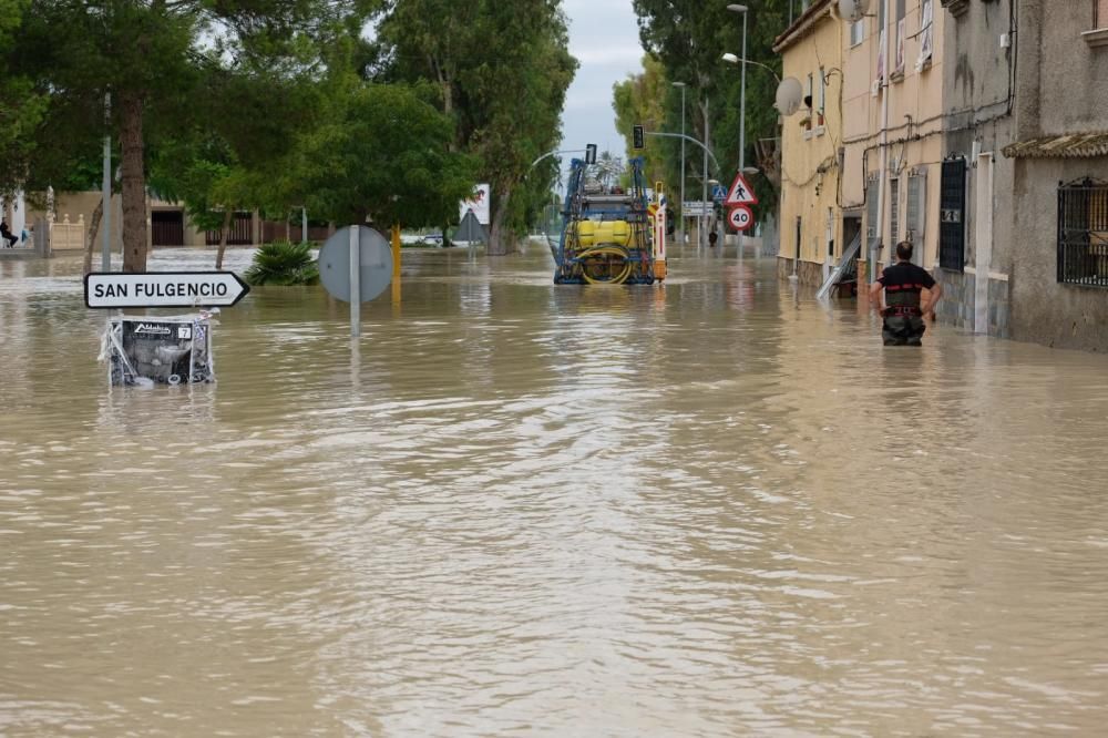 Las imágenes de las inundaciones en Almoradí y Dolores