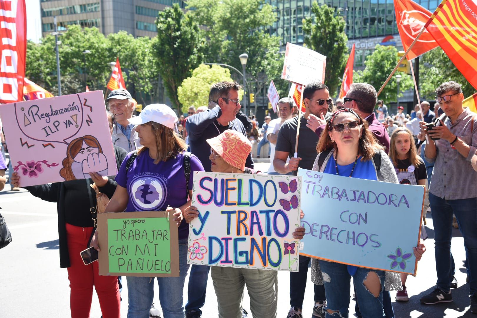 Zaragoza clama por las subidas salariales el 1 de mayo