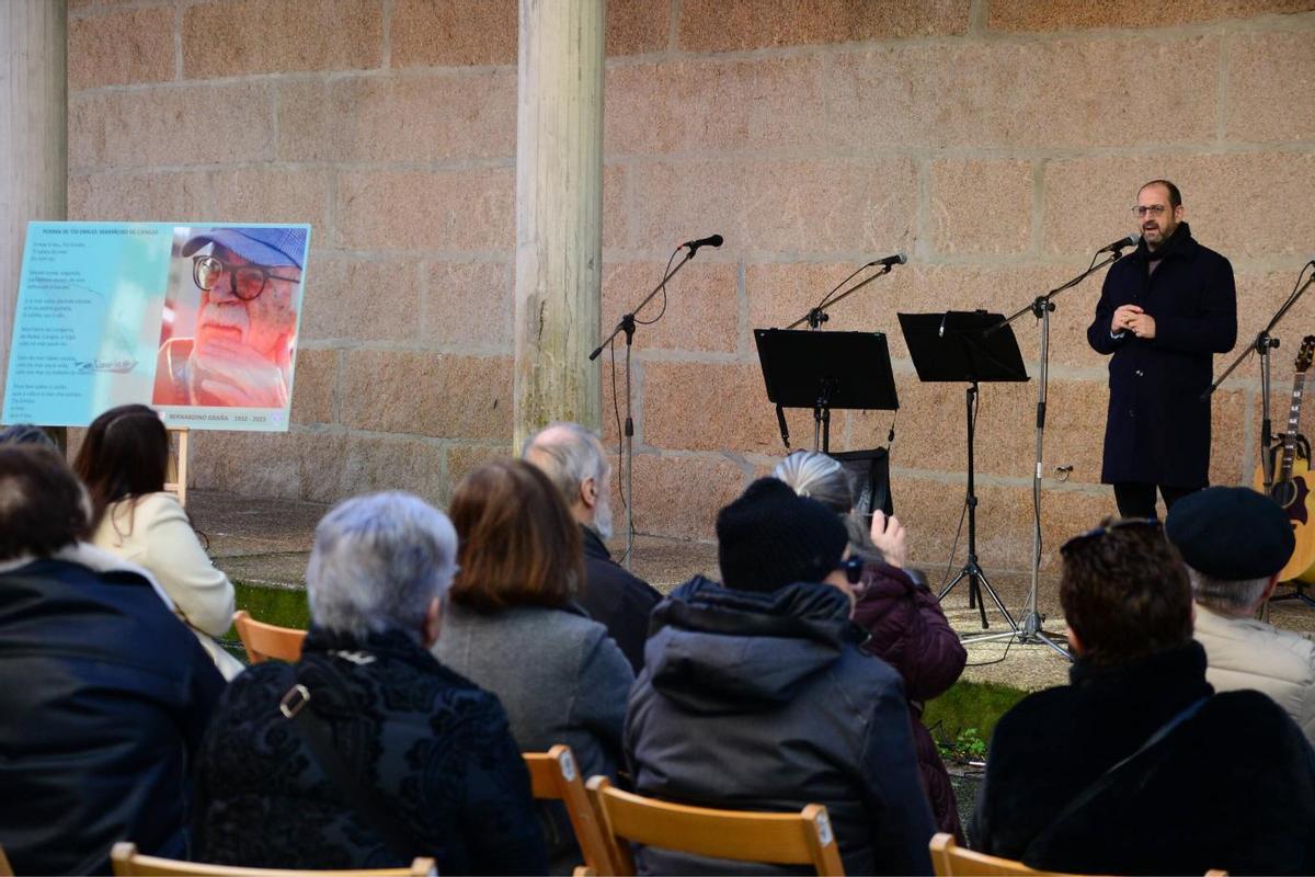 El homenaje en imágenes