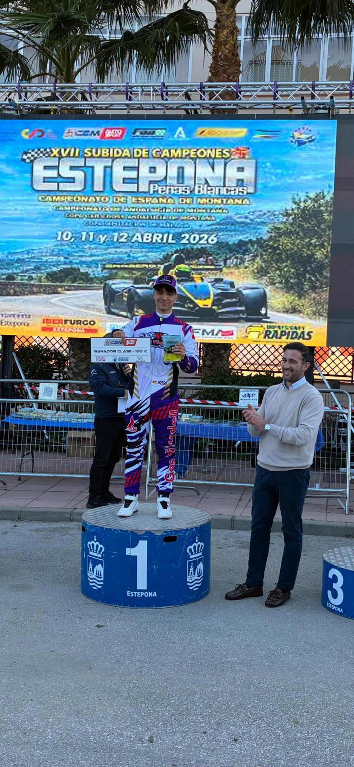 Jordi Vilardell després de la prova a Estepona.
