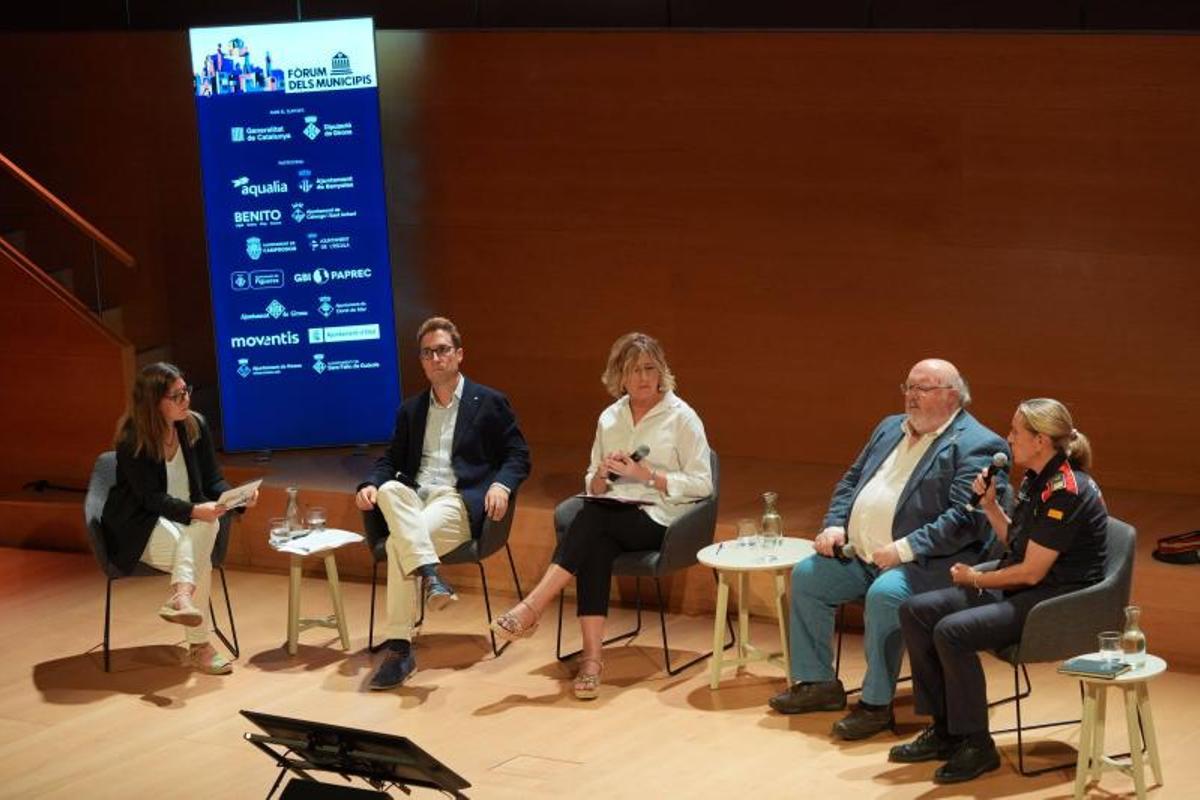 Un instant del debat sobre seguretat i benestar comunitari
