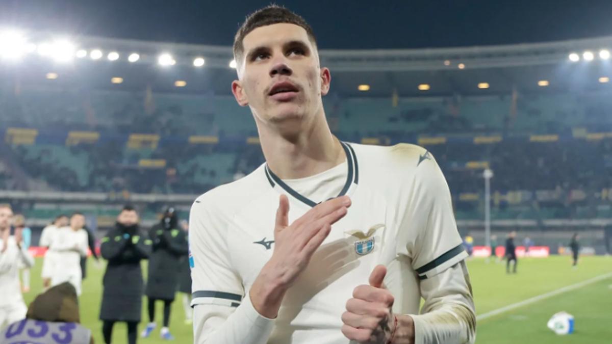 Petar Ratkov, con la Lazio