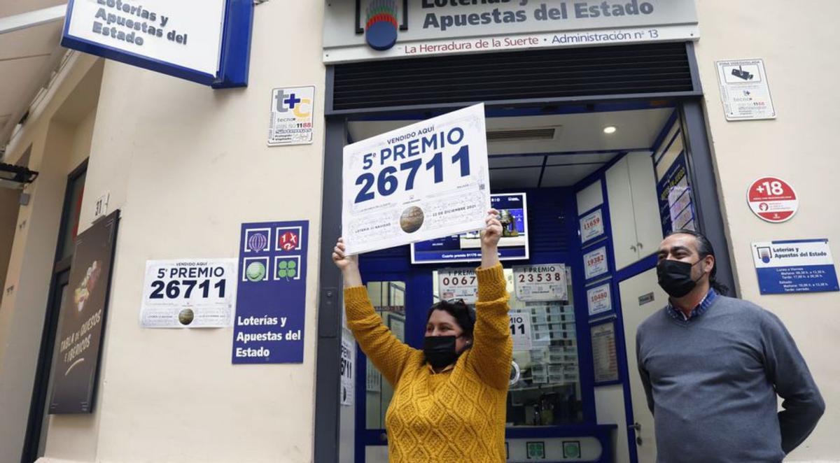 El otro «epicentro» de la suerte en Málaga: la calle Granada