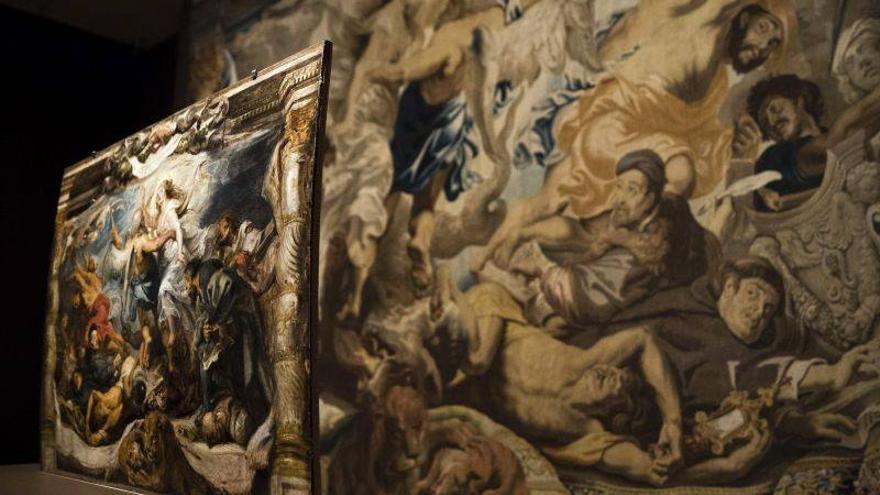 El Prado restaura &#039;El triunfo de la Eucaristía&#039; de Rubens