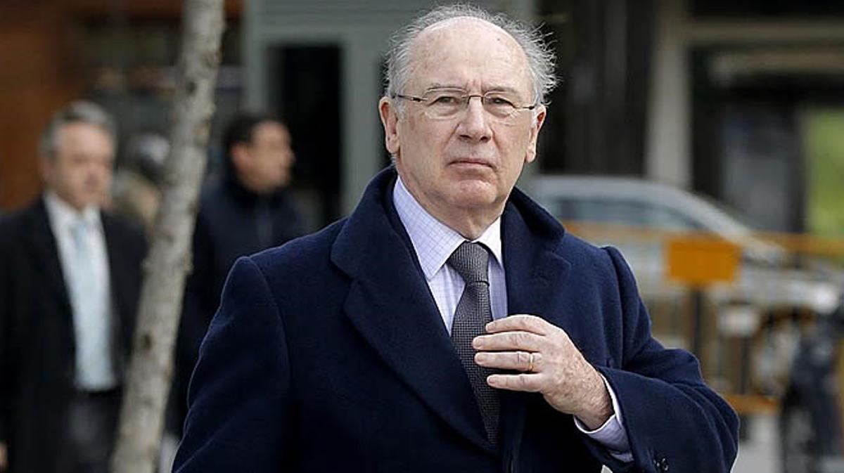 Rato, a l’arribar a l’Audiència Nacional, el març d’aquest any.