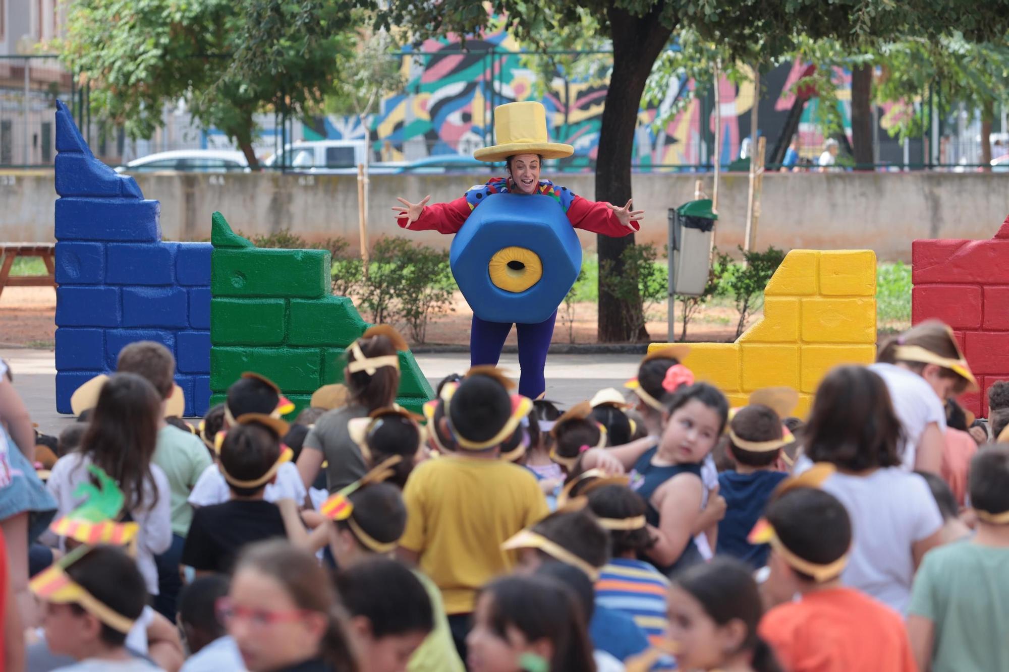 El Correllengua escolar en Vila-real, en imágenes