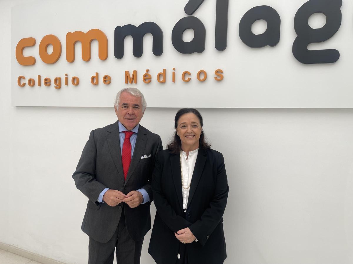 El doctor Pedro J. Navarro y la doctora María José Torres
