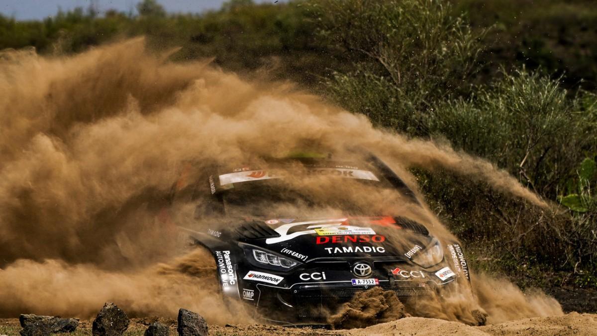 Rovanperä, durante el shakedown