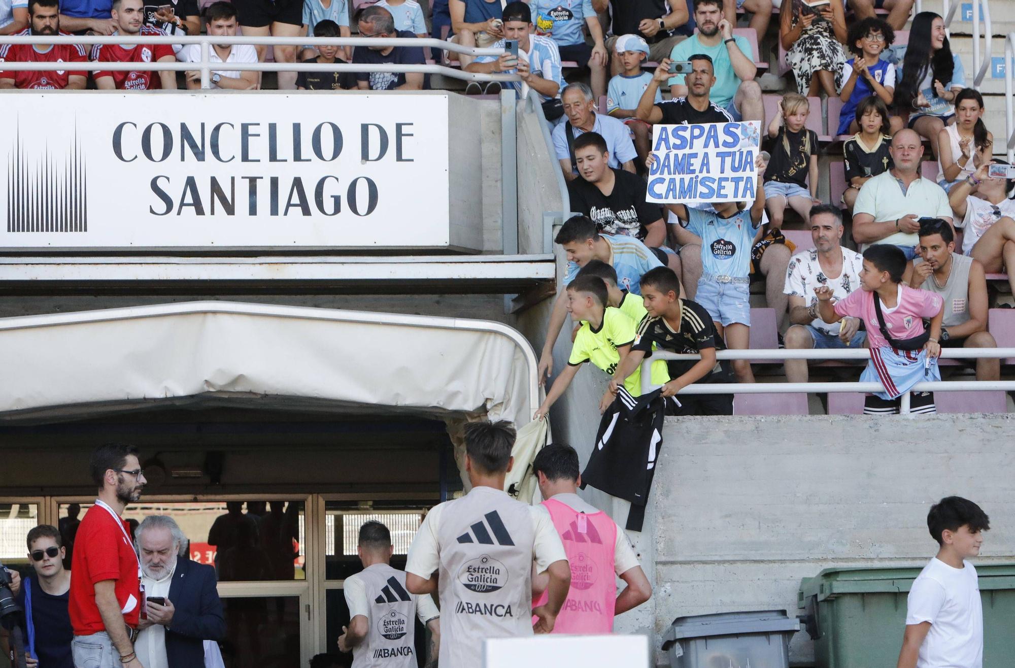 El Celta Golea al Compos en el ansiado choque amistoso