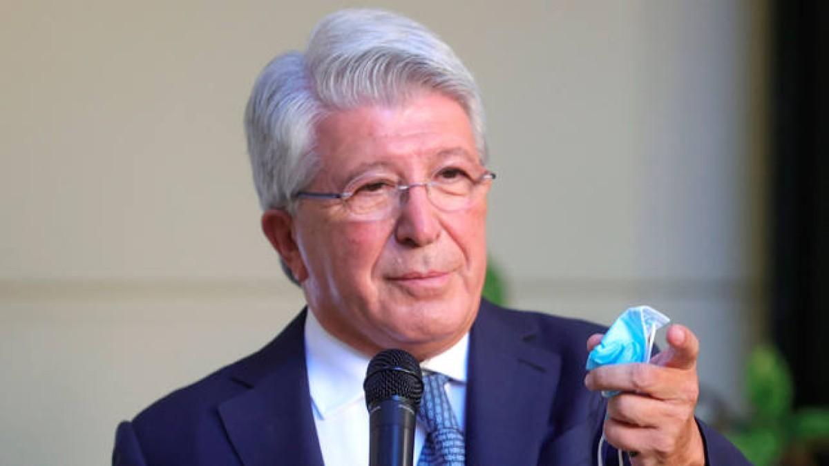 Enrique Cerezo, presidente del Atlético de Madrid