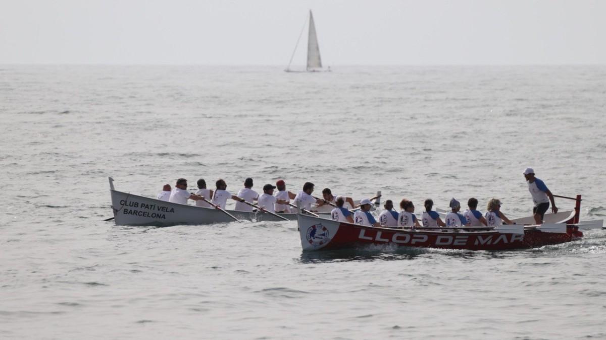 Els participants a la primera edici車 de la Bandera de Barcelona