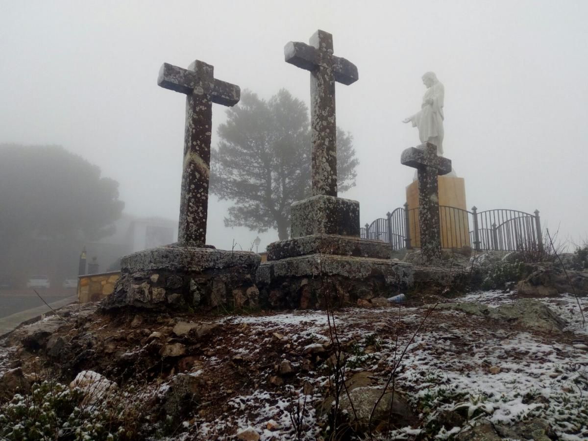 Nieve en la provincia, el último regalo de los Reyes.